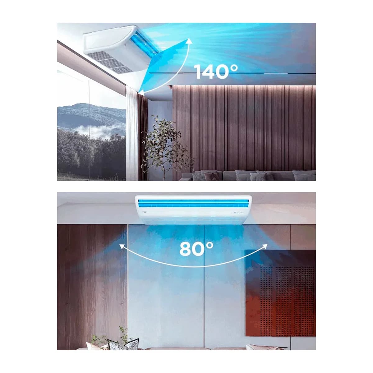 Aire Acondicionado Piso/Techo TCL 4TR Frío/Calor Inverter 12400W UI + UE imagen 11