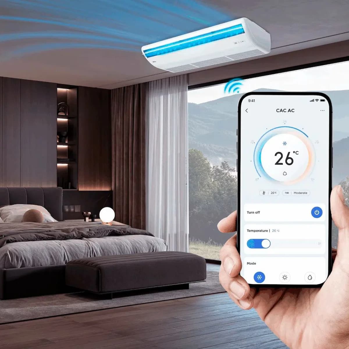 Aire Acondicionado Piso/Techo TCL 5TR Frío/Calor Inverter 16120W UI + UE imagen 12