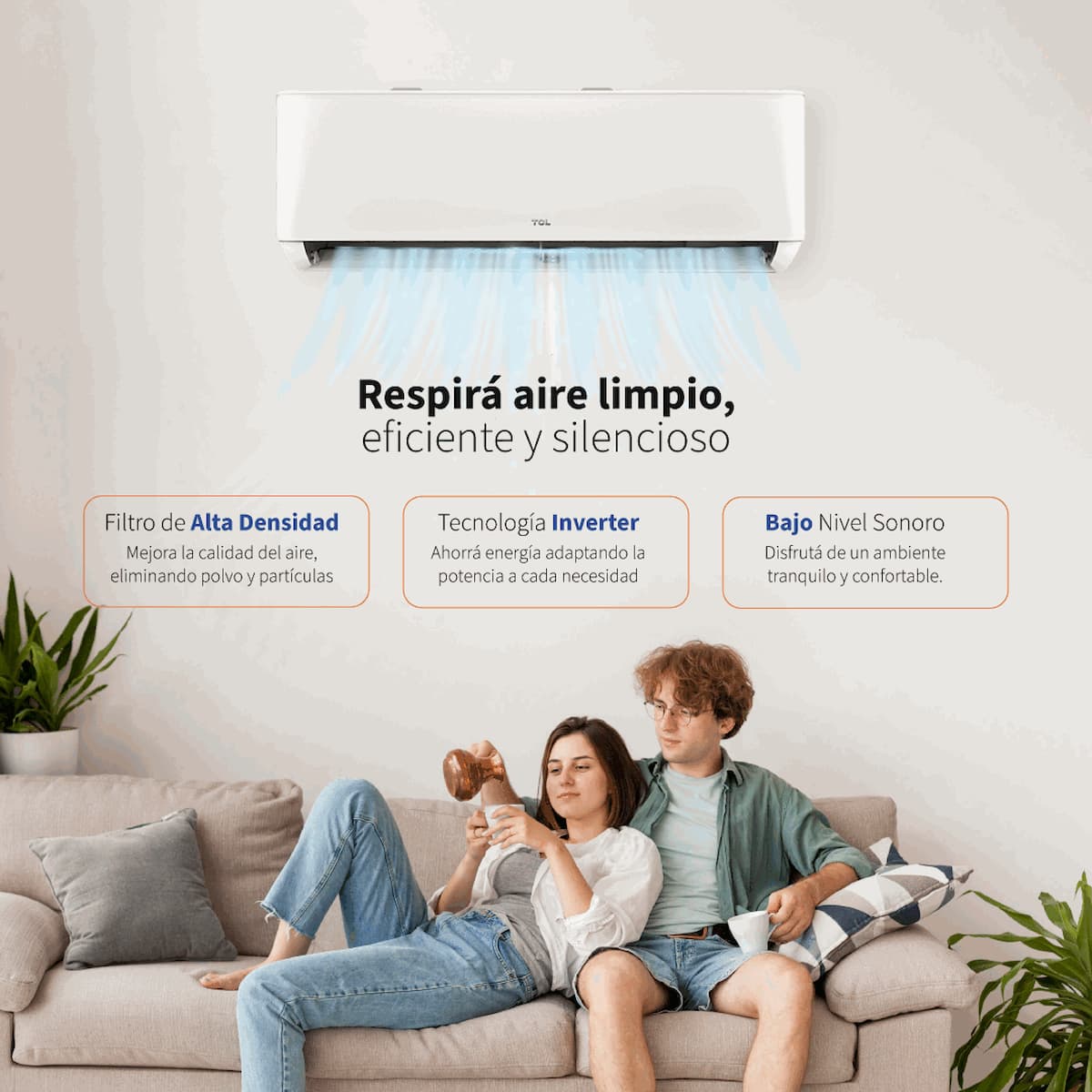 Aire Acondicionado Split Inverter TCL 3100W Frío/Calor imagen 7