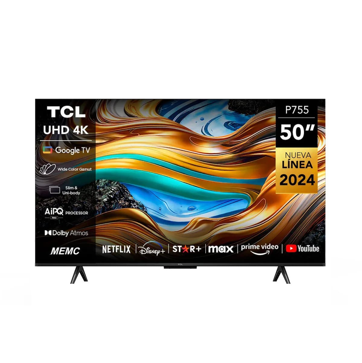 TV Smart TCL 50" 50P755 4K Google TV imagen 1