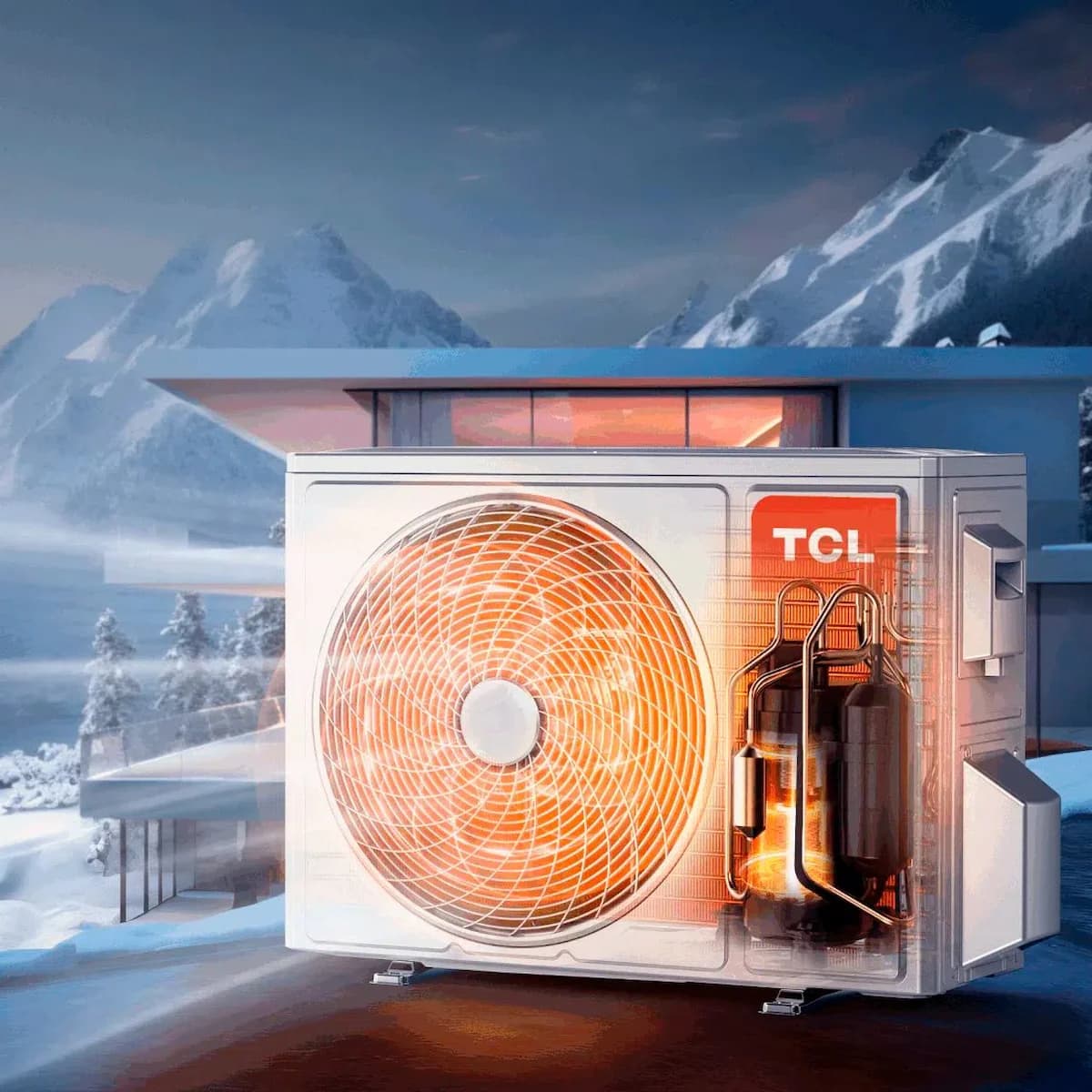 Aire Acondicionado Piso/Techo TCL 4TR Frío/Calor Inverter 12400W UI + UE imagen 13