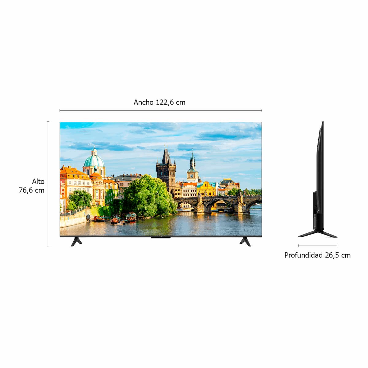 TV Smart 55" TCL 55P635-F 4K Google TV imagen 8