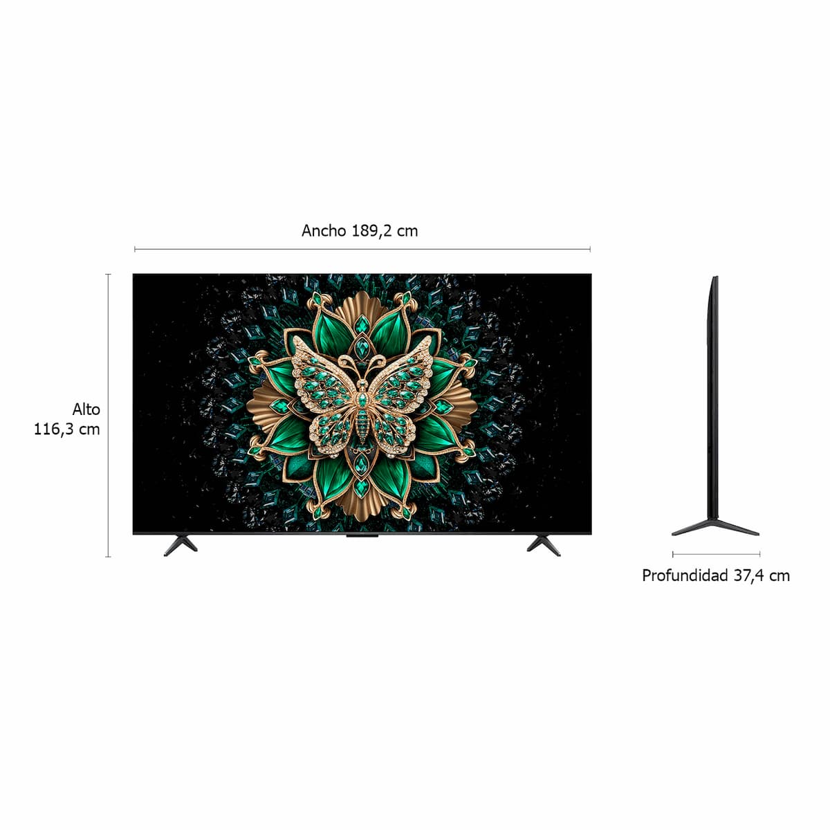 TV Smart 85" TCL 85C6K-F Mini LED 4K Google TV imagen 11