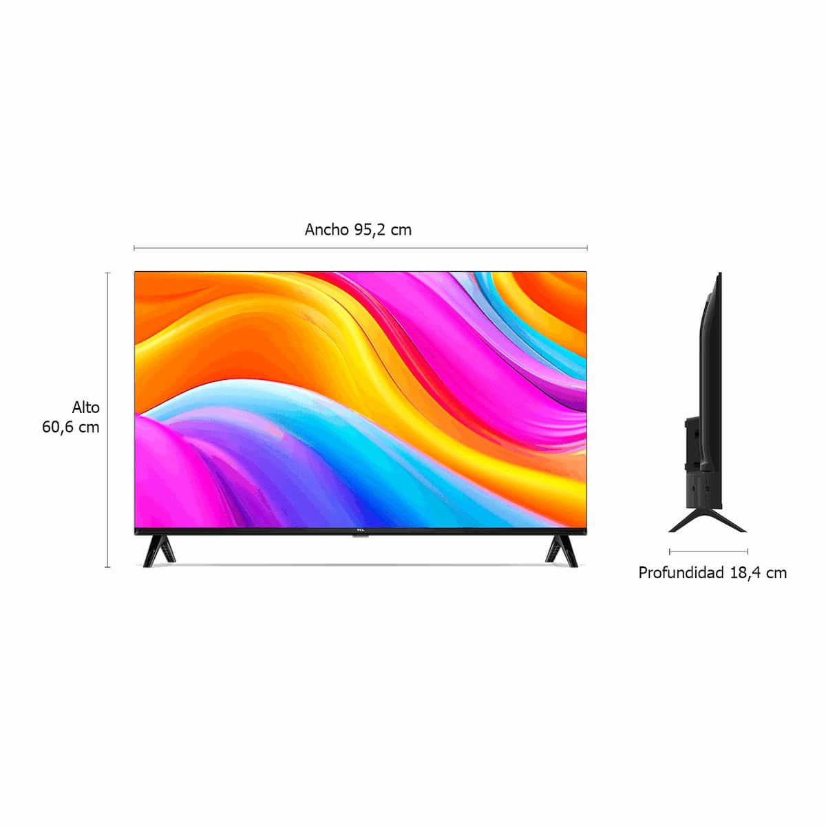 TV Smart 43" TCL L43S5400-F Full HD Android TV imagen 9