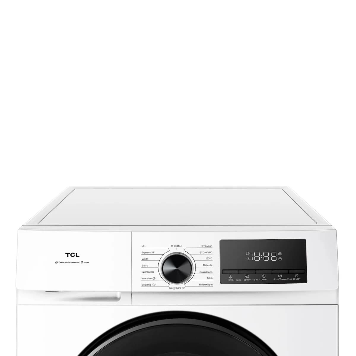 Lavarropas TCL Carga Frontal 8kg 1400 rpm Blanco P108FLW imagen 10