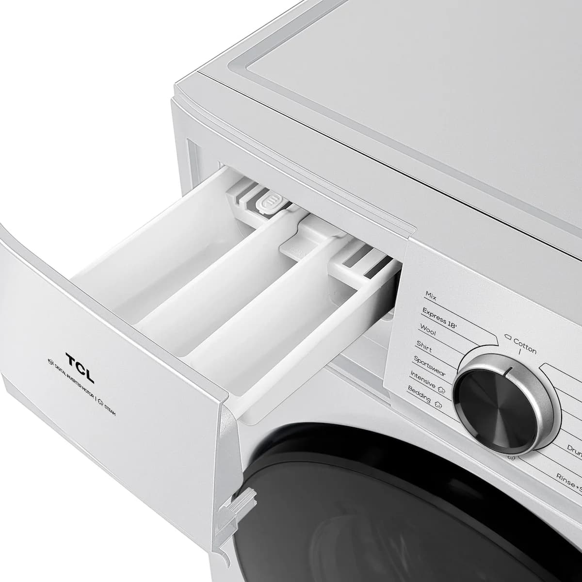 Lavarropas TCL Carga Frontal 8kg 1400 rpm Blanco P108FLW imagen 11