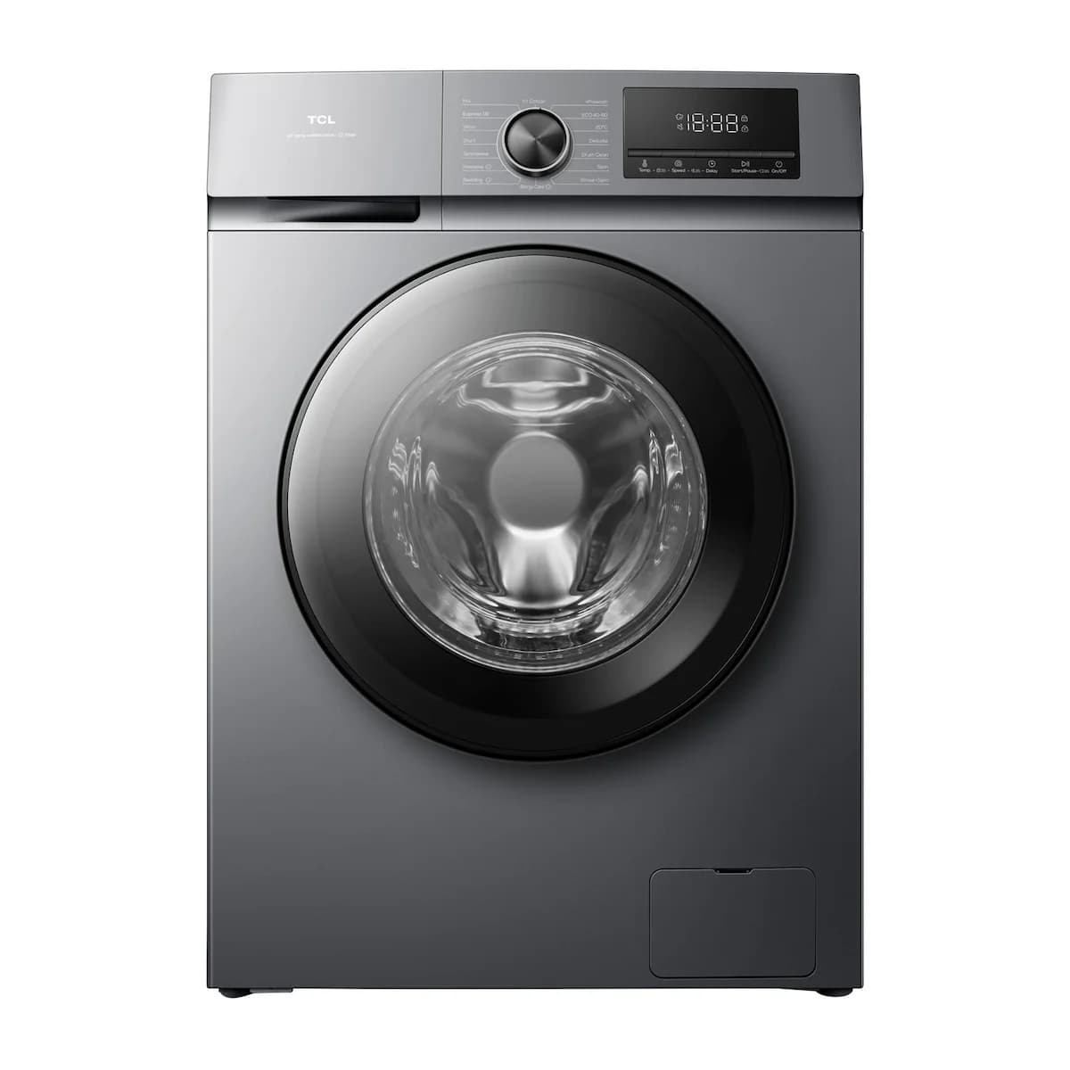 Lavarropas TCL Carga Frontal 10kg 1300 rpm Inverter Gris PL110FL imagen 3