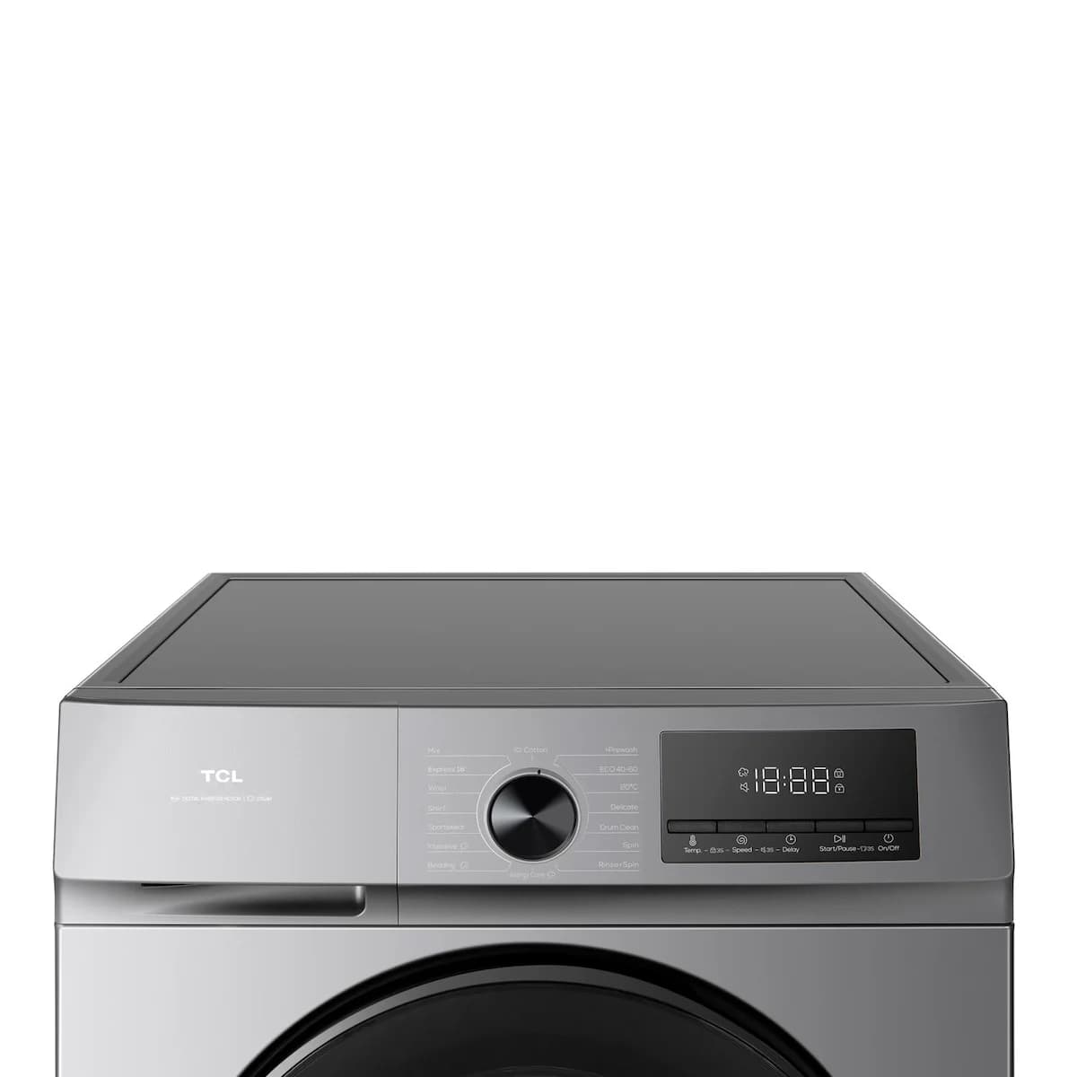 Lavarropas TCL Carga Frontal 10kg 1300 rpm Inverter Gris PL110FL imagen 2