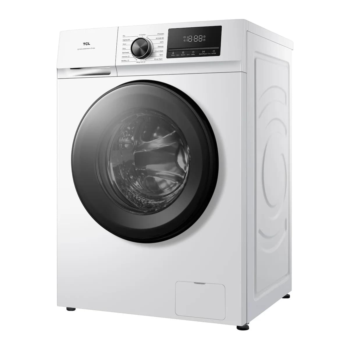 Lavarropas TCL Carga Frontal 10kg 1300 rpm Inverter Blanco PL110FLW imagen 6