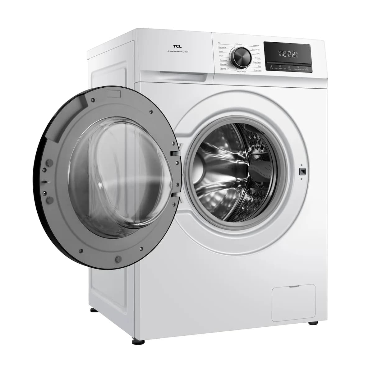 Lavarropas TCL Carga Frontal 10kg 1300 rpm Inverter Blanco PL110FLW imagen 4