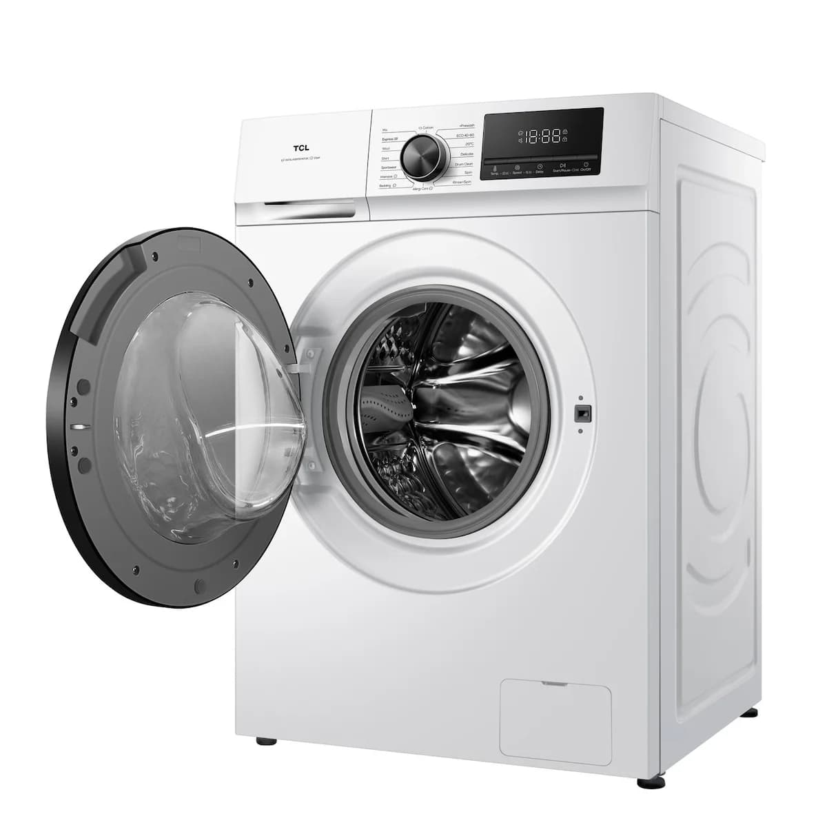 Lavarropas TCL Carga Frontal 10kg 1300 rpm Inverter Blanco PL110FLW imagen 5