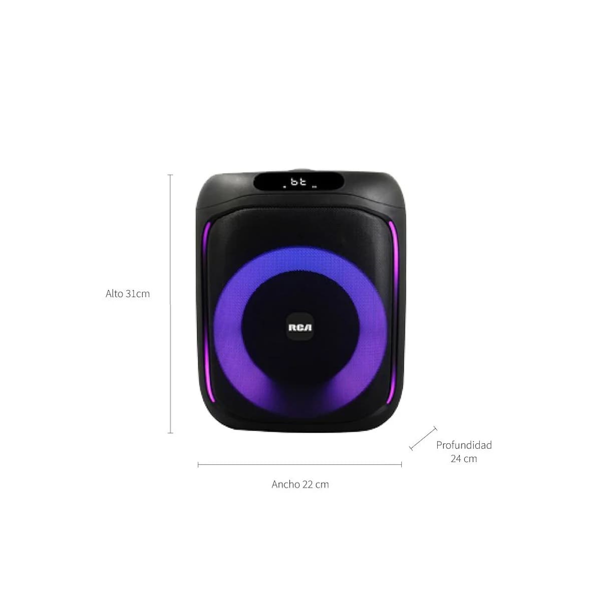 Parlante Inalámbrico Portátil RCA Con Micrófono Bluetooth PARTY6 3000W imagen 2
