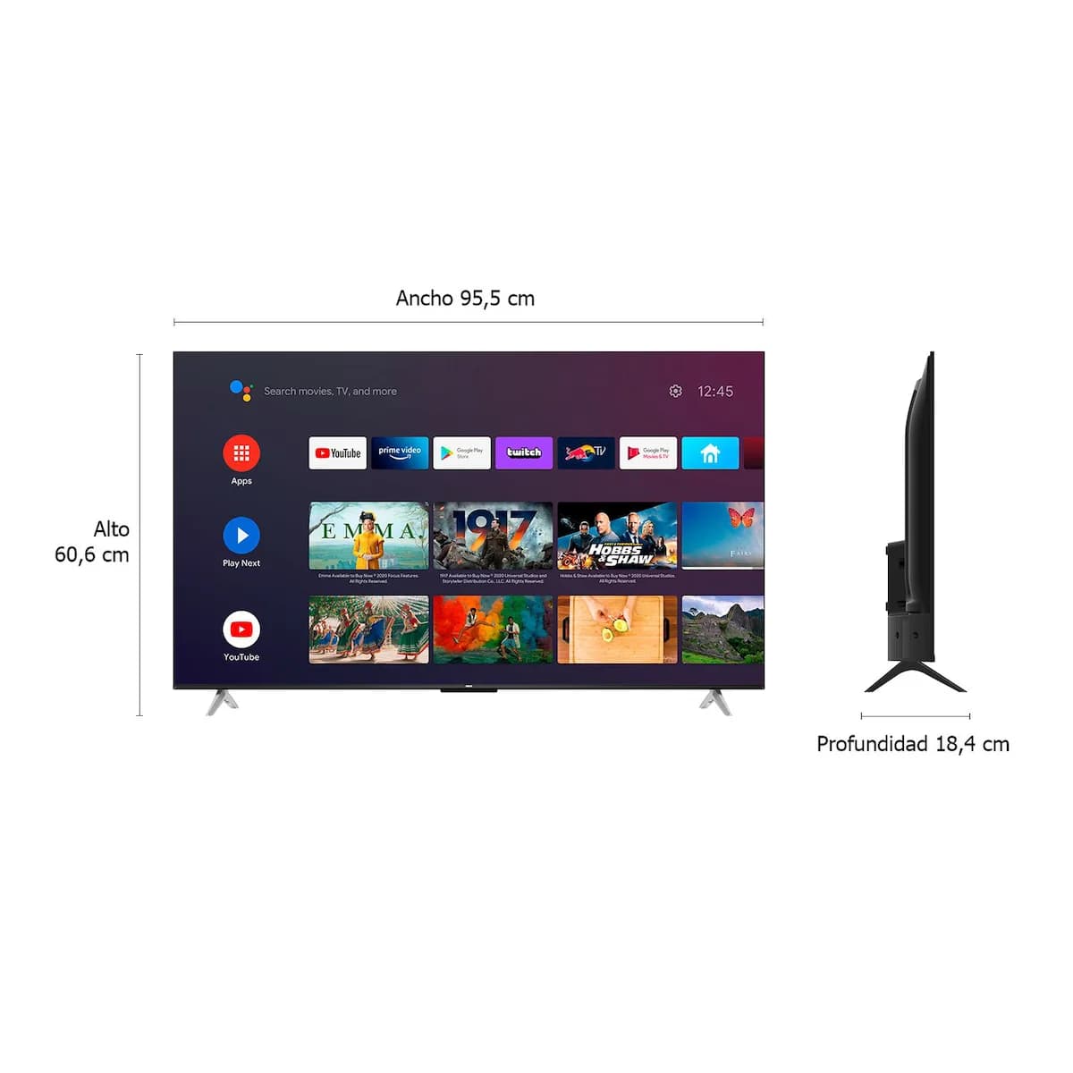 TV Smart 43" RCA R43AND-F Full HD Android TV imagen 11