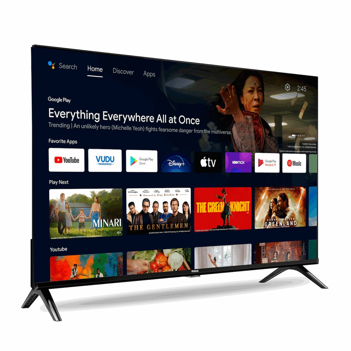 TV Smart 43" RCA R43AND-F Full HD Android TV imagen 3