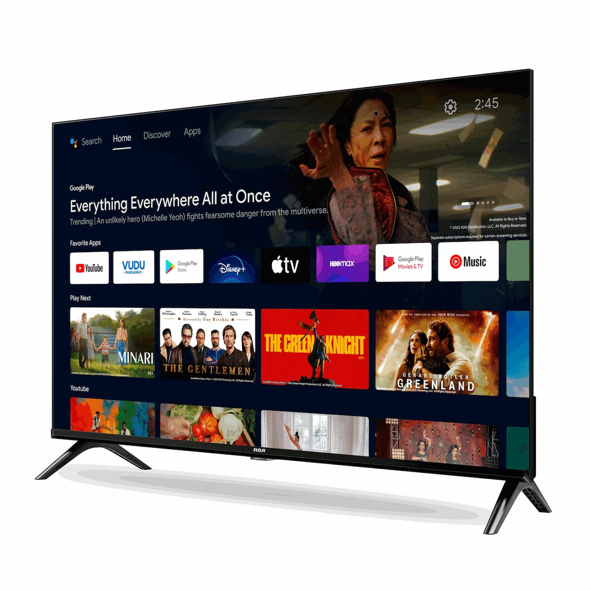 TV Smart 43" RCA R43AND-F Full HD Android TV imagen 2