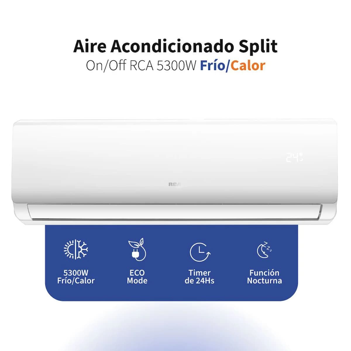 Aire Acondicionado Split RCA 5300W Frío/Calor REL5300FC imagen 1