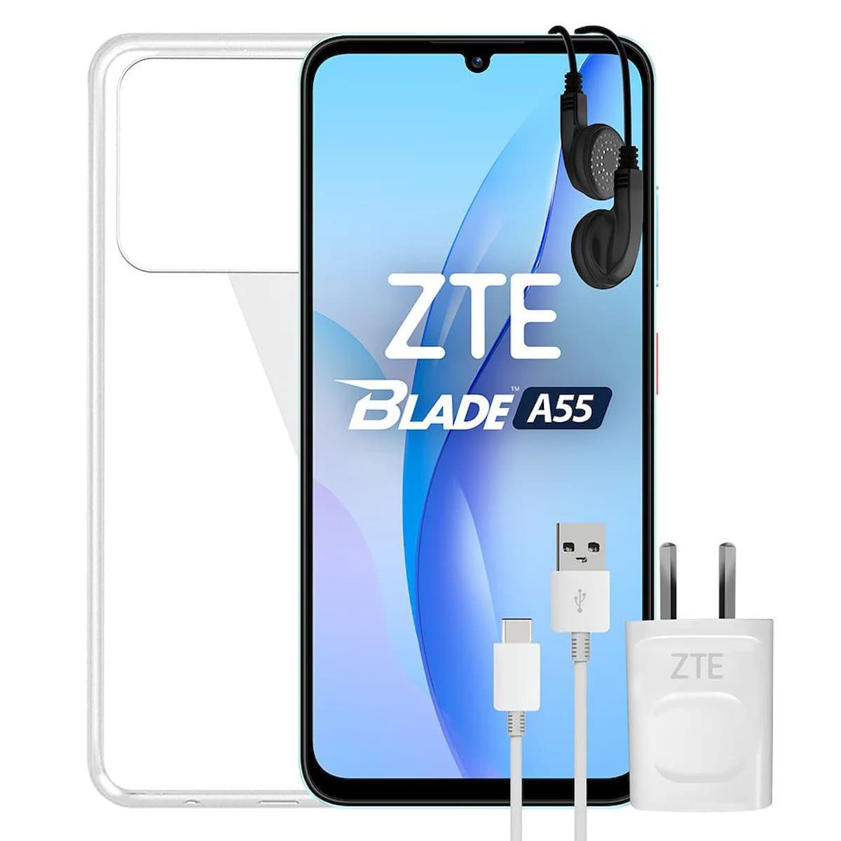 Celular ZTE Blade A55 128GB+4GB Green imagen 1