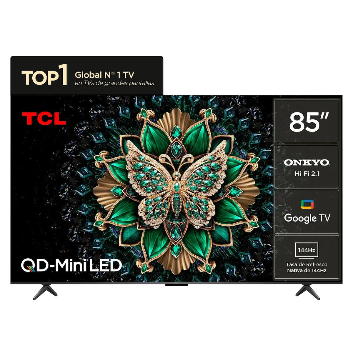 TV Smart 85" TCL 85C6K-F Mini LED 4K Google TV imagen 4