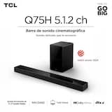 Soundbar TCL Q75H Bluetooth con Subwoofer Inalámbrico 620W miniatura 2