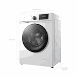 Lavarropas TCL Carga Frontal 10kg 1300 rpm Inverter Blanco PL110FLW miniatura 9