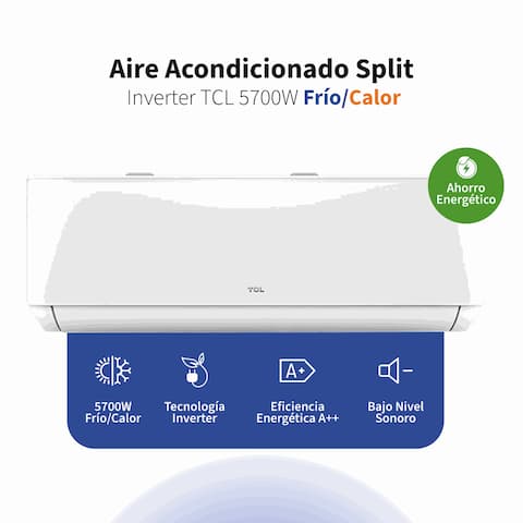 Aire Acondicionado Split Inverter TCL 5700 W Frío/Calor