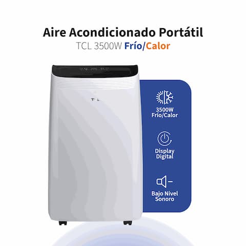 Aire Acondicionado Portátil TCL 3500W Frío/Calor