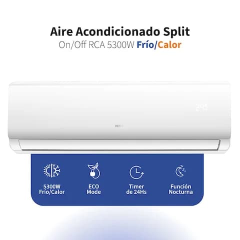 Aire Acondicionado Split RCA 5300W Frío/Calor REL5300FC