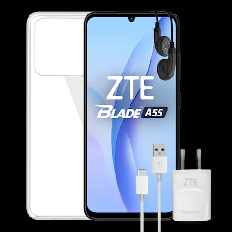 Celular ZTE Blade A55 128GB+4GB Black